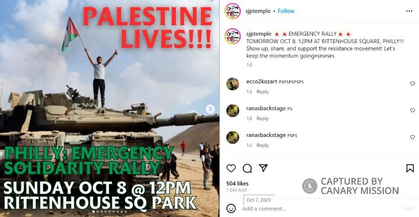 Philly Emergency Solidarity Rally